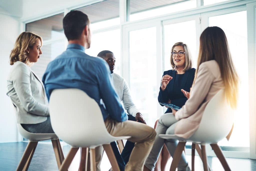 Coaching Szene Gruppe